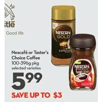 Nestle Nescafe Or Taster's Choice Coffee