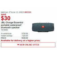 JBLCharge Essential Portable Waterproof Bluetooth Speaker