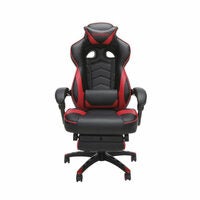RESPAWN 110 Racing Style Reclining Ergonomic Leather Gaming Chair With Footrest