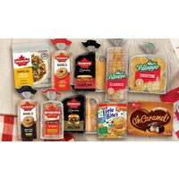 Dempster's Signature Hot Dog or Hambuger Buns, Dempster's Whole Grains Bread, Dempster's Bagels, Villaggio White or Whole Wheat Bread, Villaggio Buns, Vachon Snack Cakes Sara Lee Little Bites or Dempster's 7" Tortillas