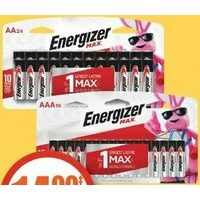 Energizer Max AA or AAA  Batteries