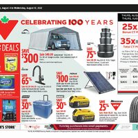 Canadian Tire - Weekly Deals - Celebrating 100 Years (Calgary/Edmonton/Winnipeg/Saskatoon/Thunder Bay) Flyer