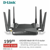 D-Link Ax5400 Mesh Wi-Fi 6 Router