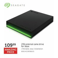 Seagate 2TB External Cam Drive For Xbox 