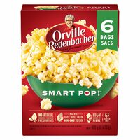 Orville Rendenbacher Microwave Popcorn Smart Pop! Or Simply Salted Or Butter Or Extra Buttery Flavour