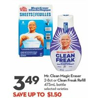 Mr. Clean Magic Eraser Or Clean Freak Refill