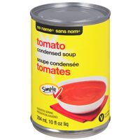 No Name Tomato Chicken Noodle Cream of Mushroom or Vegetable Soup 