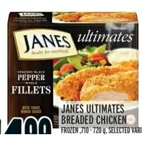 Janes Ultimates Breaded Chicken