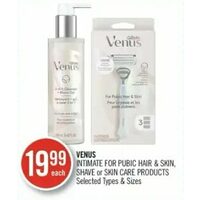 Venus Intimate For Pubic Hair & Skin, Shave Or Skin Care Products