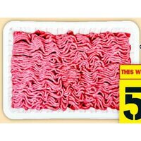 Fresh Lean Ground Beef Family Pack 