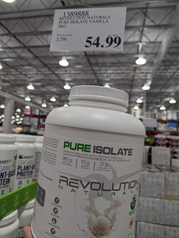 [Costco] Revolution Whey Isolate Protein for 54.99 2kg tub