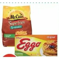 Mccain 5 Minutes Superfries, Pillsbury Toaster Strudel or Kellogg's Eggo Waffles