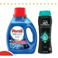Downy Unstopables Scent Booster, Persil Liquid Laundry Detergent or Discs