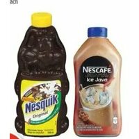 Nescafe Ice Java or Nesquik Chocolate Syrup