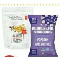 Purplesful Snacking Popcorn  or Pc Kettle Cooked Peanuts 