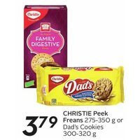 Christie Peek Freans Or Dad's Cookies