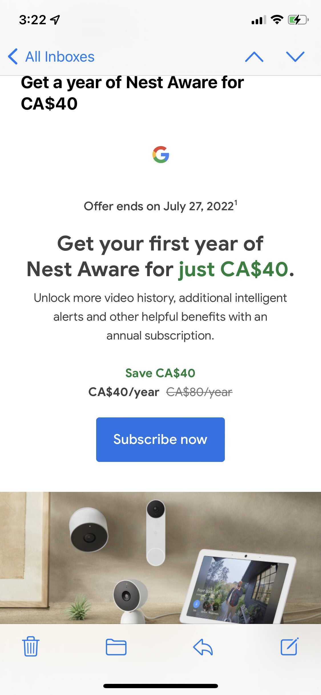 Nest aware cheap promo code