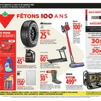 Canadian Tire - Weekly Deals - Celebrating 100 Years (Quebec City Area/QC) Flyer