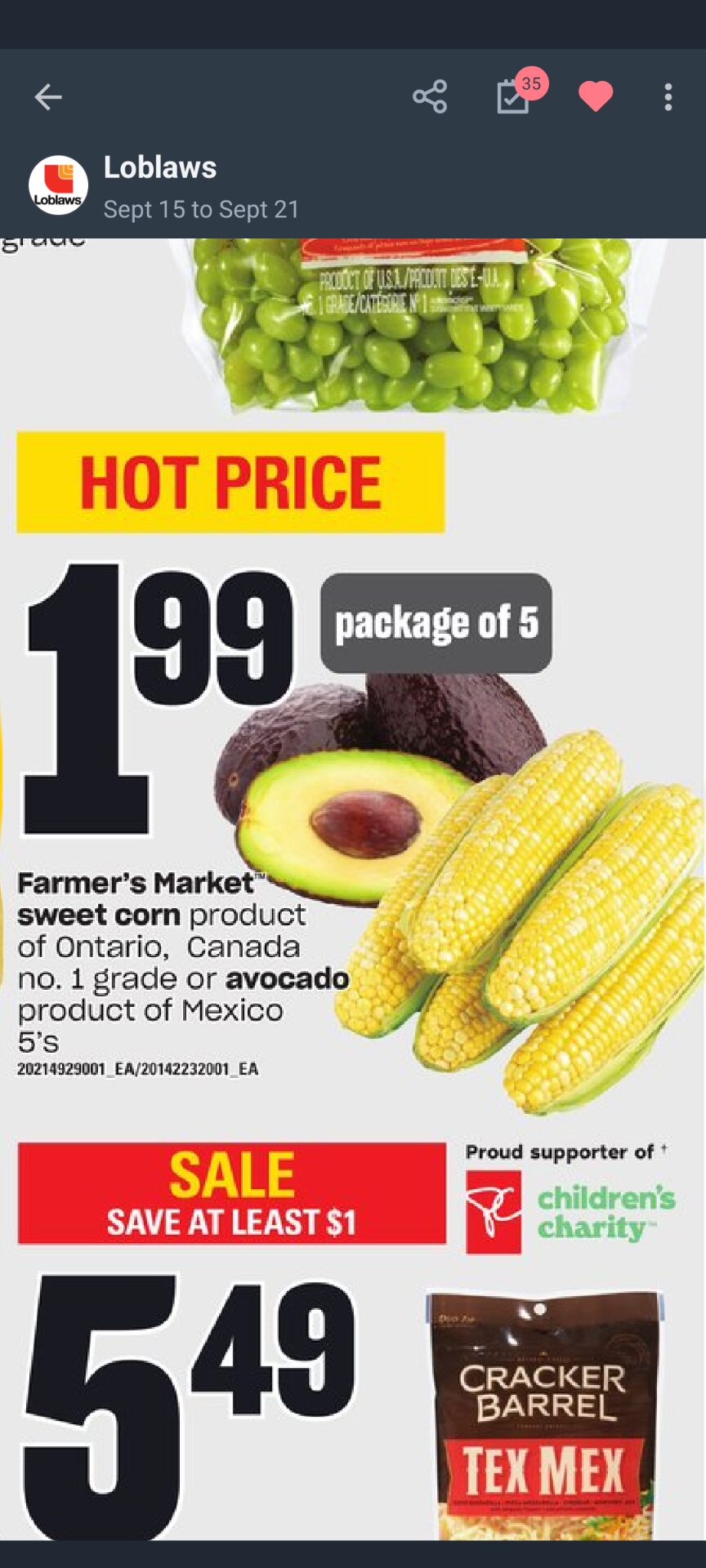 [Loblaws] ON - Avocados - pack of 5 for $1.99 or PM at No frills, buy 4 ...