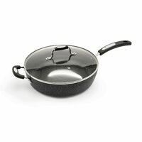 Starfrit The Rock Classic 30 Cm Deep Fry Pan With Lid
