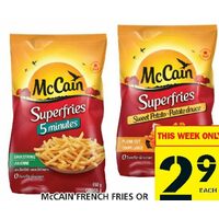 McCain French Fries or Potatoes