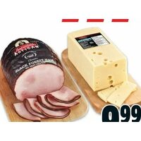 Irresistibles Artisan Black Forest Ham or Swiss Cheese 
