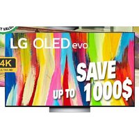 LG 55'' C2 4K OLED Evo W / Thinq Ai TV