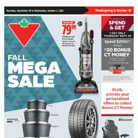 Canadian Tire - Weekly Deals - Fall Mega Sale (Ottawa Area/ON) Flyer