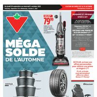 Canadian Tire - Weekly Deals - Fall Mega Sale (Quebec City Area/QC) Flyer