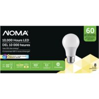 Noma A19 60W LED Light Bulbs