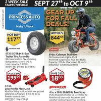 Princess Auto - 2 Week Sale - Gear Up For Fall Deals Flyer