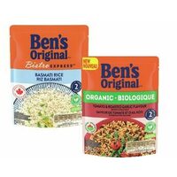 Ben's Original Bistro Express or Organic Ready to Heat Rice 
