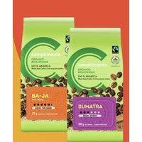 Compliments Organic Roast & Ground Coffee
