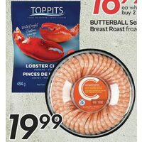 Toppits Lobster Claws and Arms or Compliments or Compliments Naturally Simple Cooked Shrimp Cooked Shrimp Rings 