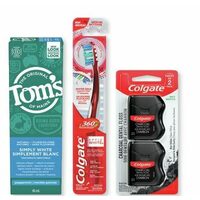 Colgate or Tom's of Maine Toothpaste or Colgate Toothbrushes, Floos or Kids' Mouthwash