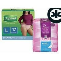 Depend Underwear Guards or Shields or Poise Pads 