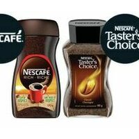 Nescafe or Taster's Choice Instant Coffee Regular or Decaf 
