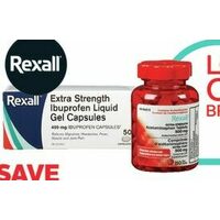 Rexall Brand Pain Relievers 