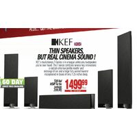Kef Thin Speakers But Real Cinema Sound