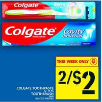 Colgate Toothpaste, Toothbrush