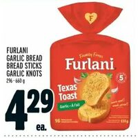 Furlani Garlic Bread Bread Sticks Garlic Knots