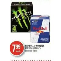 Red Bull Or Monster Energy Drink