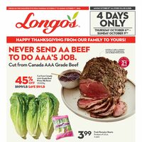 Longos - 4 Day Only Flyer