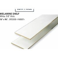 Melamine Shelf - 16" X 96"