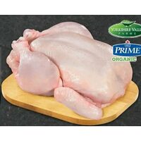 Yorkshire Valley Farms or Maple Leaf Prime Organic Fresh Whole Chicken