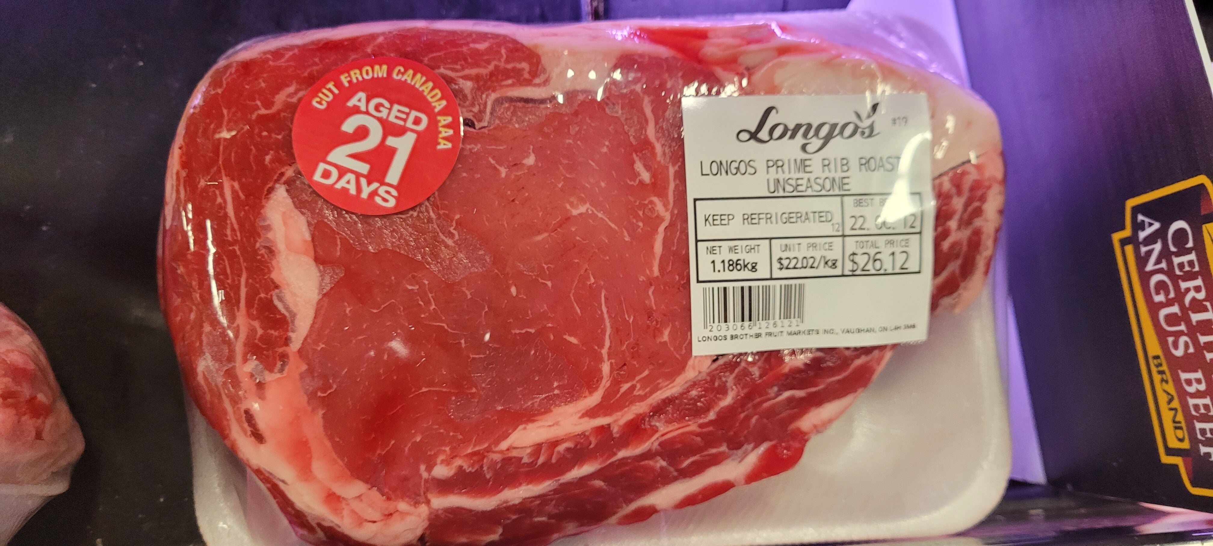 [Real Canadian Superstore] Cap-off Rib Roast $6.88/lb (ON) Oct. 6-9 ...