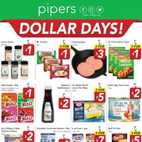 Pipers - Weekly Deals - Dollar Days Flyer
