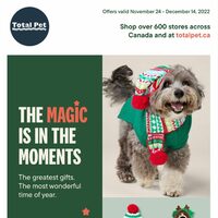 Pet Valu - Total Pet - The Magic Is In The Moment (BC) Flyer