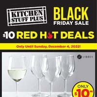 Kitchen Stuff Plus - Black Friday Sale - $10 Hot Deals Flyer