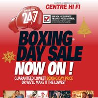 Centre HIFI - Weekly Deals - Boxing Day Sale Flyer